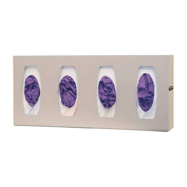 Glove Dispenser, ABS, Holds (4) Boxes ,Beige ,10-1/8 in H x 22-5/8 in W x 4 in D