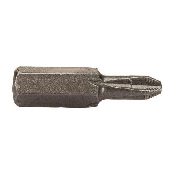 Apex Tool Group Torsion Bit,SAE,1/4",Hex,No 2,1",PK5 446-2-ACR2X-5PK