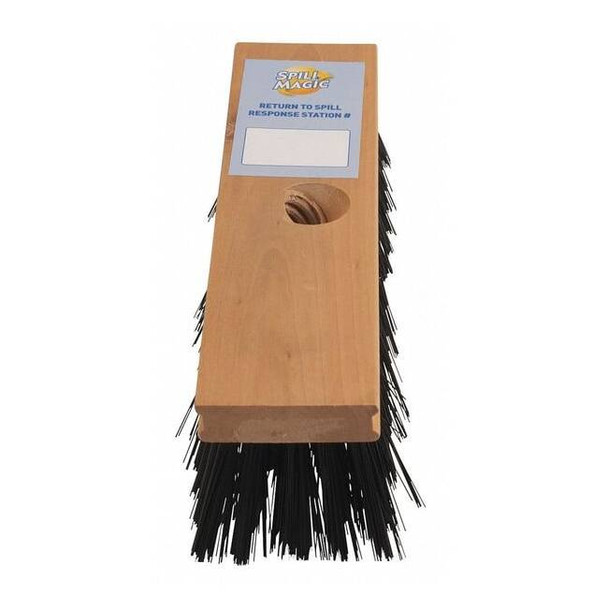 Spill Magic Removable Broom Head,Brown,8-1/2" L 204BR