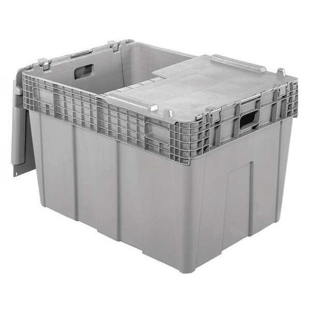 Orbis AttachedLidTote,30inL,22inW,Gray FP60 Grey