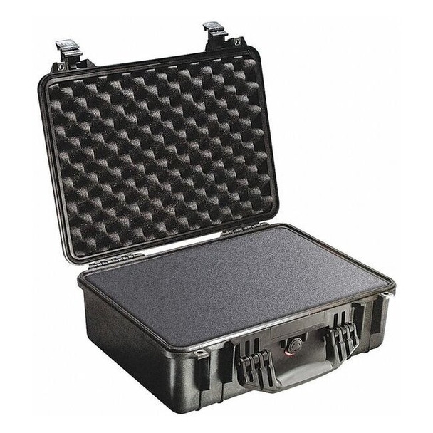 Pelican Black Protective Case, 19.8"L x 15.8"W x 7.4"D 1520
