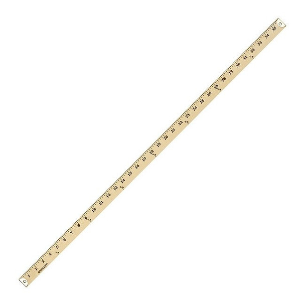 Westcott Ruler,Wood,36 In 10425