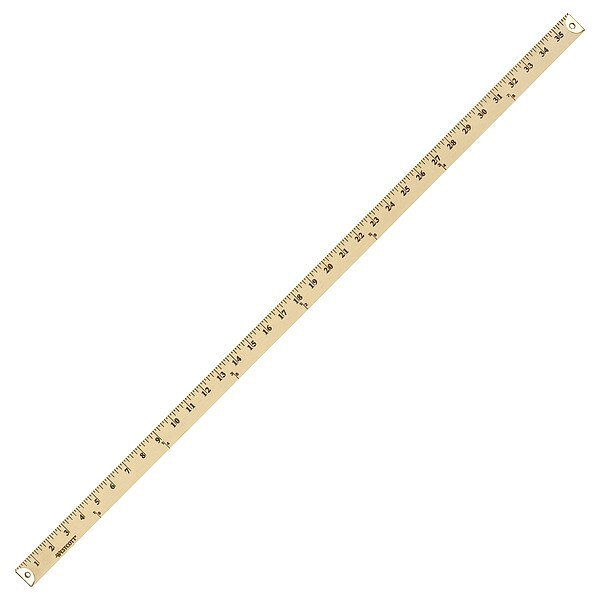Westcott Ruler,Wood,36 In 10425