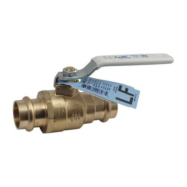Apollo Valves Manual 2-Way Ball Valve,Press,Brass 77VLF14401