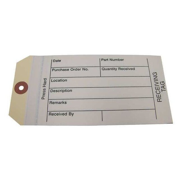 Badger Tag & Label InventoryTag,3-1/8inH,White,PK100 28003PS2