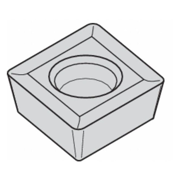 Widia Diamond Milling Insert,6.45mm,Carbide 2022086