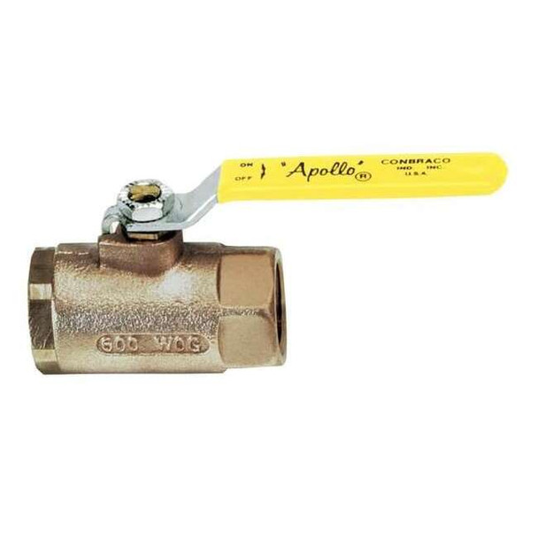 Apollo Valves 1/4" FNPT Bronze Ball Valve Inline 70-101-41