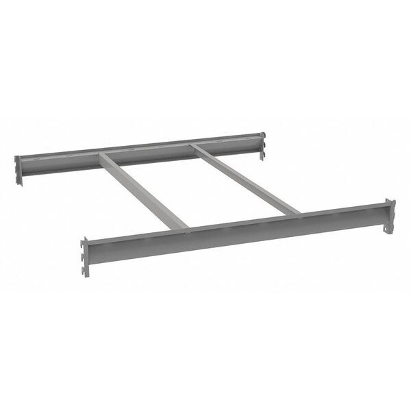 Tennsco Shelf, 48 in D, 48 in W, Industrial Gray BPB-48-48