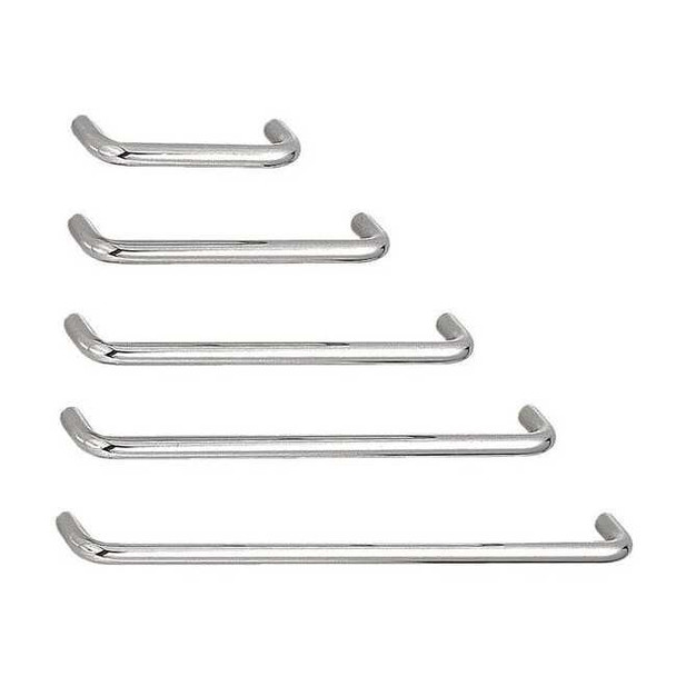 Sugatsune Pull Handle, 9 In. H, Satin, Threaded Holes SWF-690