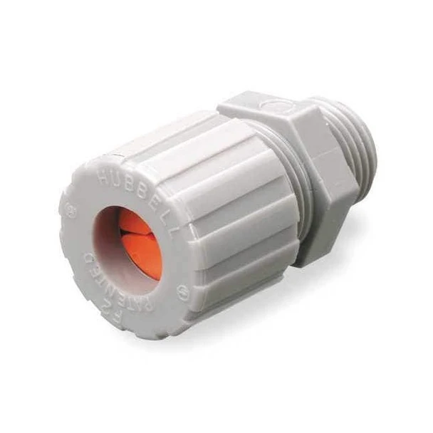 Hubbell Wiring Device-Kellems Liquid Tight Connector,3/8 in.,Blue SHC1012CR