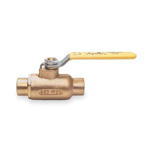 Apollo Valves 1" Sweat Bronze Ball Valve Inline 7020501