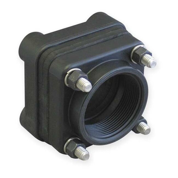 Banjo BulkheadTankFlange,Polypropylene,1in,1in BF100
