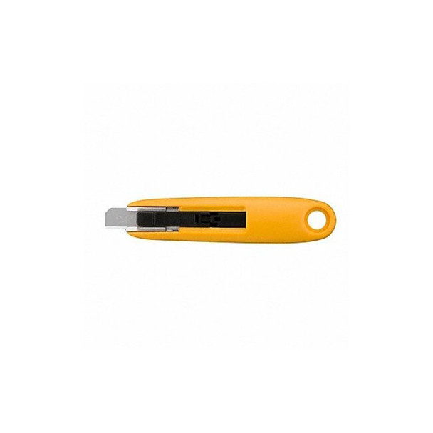 Olfa Safety Knife,3-1/8 in.,Black/Yellow SK-7