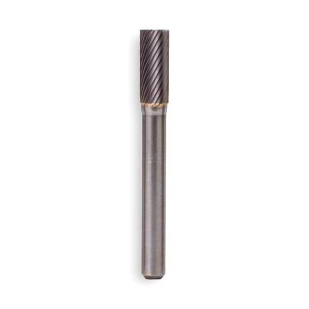 Widia Carbide Bur,Cylindrical,3/8,SGL End Cut M40256