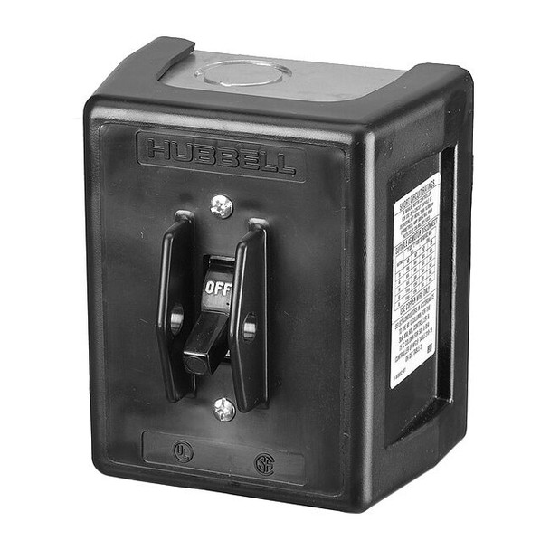 Manual Motor Switch, 30 A, 3 P, 3 Phase, Toggle, Circuit-Lock Series, NEMA 1