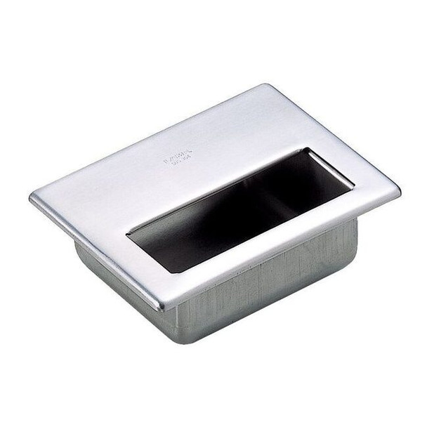 Sugatsune Recessed Pull Handle, Stainless Steel, Satin, Threaded Holes HH-KP150