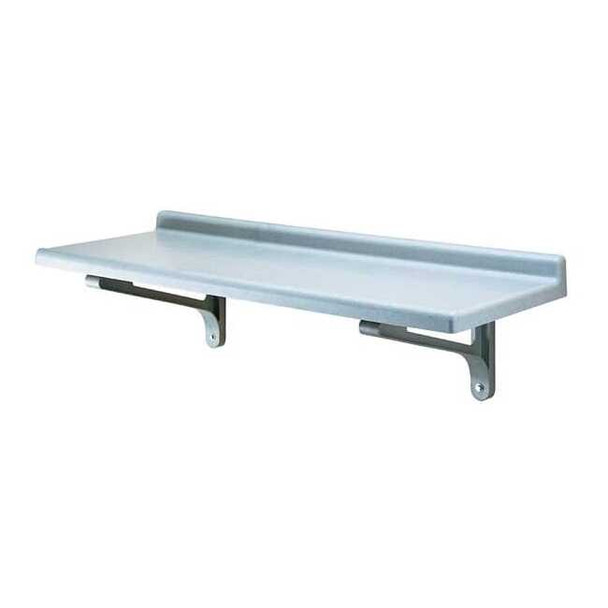 Cambro polypropylene Wall Shelf, 18"D x 48"W x 13-1/2"H, Gray EACSWS1848SK480