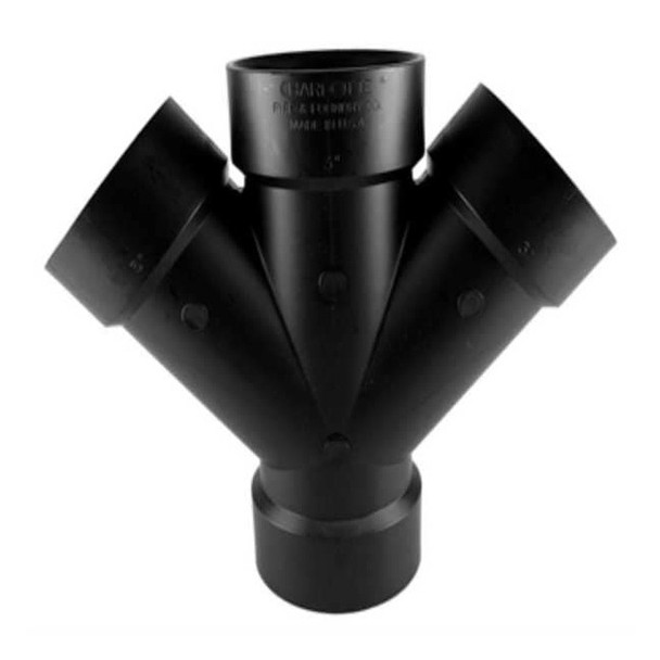 Manufacturer Varies Double Wye,1-1/2 In Hub 02838