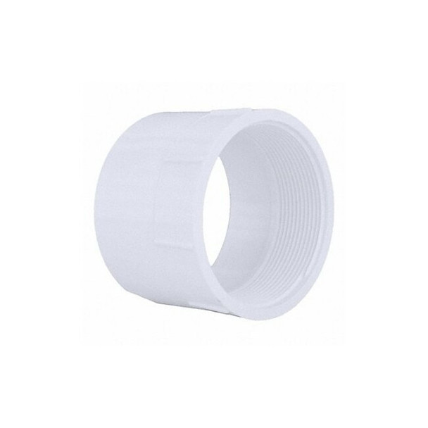 Manufacturer Varies PVC Female Adapter, FNPT X Hub, 4 in Pipe Size 06396