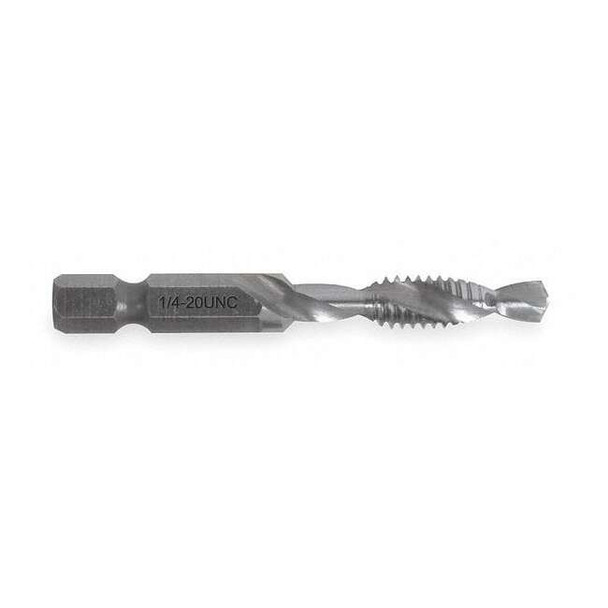 Greenlee Drill,Tap,Countersink,2-1/4in,1/4"-20 DTAP1/4-20