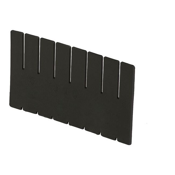 Lewisbins Plastic Divider, Black, 9 5/8 in L, 7 7/8 in H DV1080-NXL   BUY 25S
