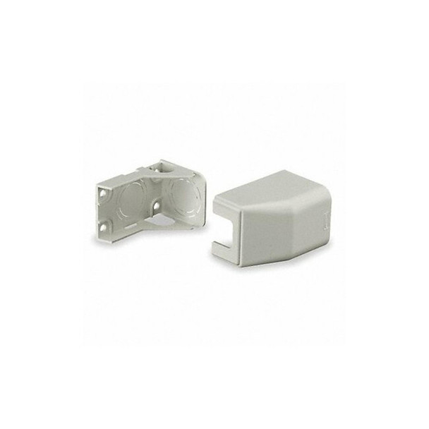 Hubbell Wiring Device-Kellems Ceiling Adapter, White, PVC, Premise-Trak PT12CA