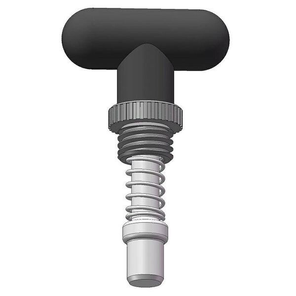 Rounded T Knob, Short Tip, 1/2" Tip Dia., 0.560"L