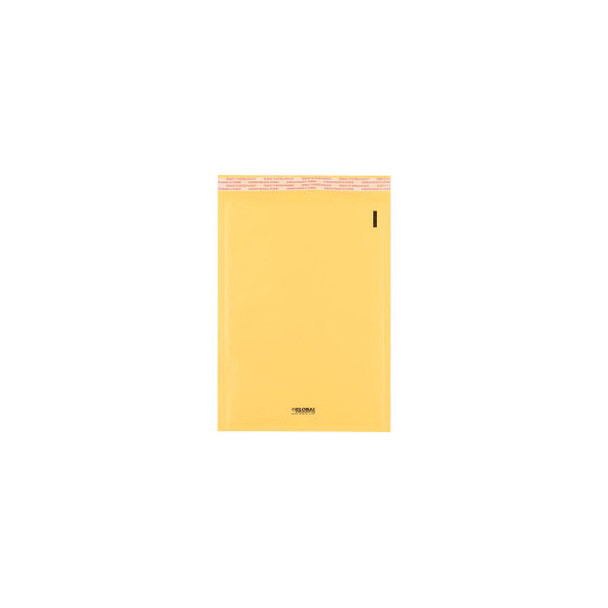 Global Industrial Self Seal Bubble Mailers #3 8-1/2""W x 14-1/2""L Gold 100/Pack
