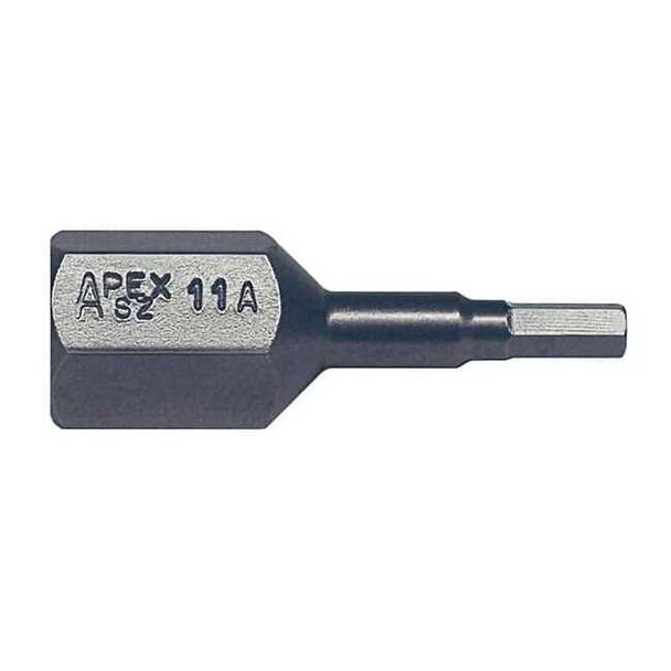 Apex Tool Group Torsion Bit, SAE, 7/16", Hex, 5/32", 7/8" SZ-11-A