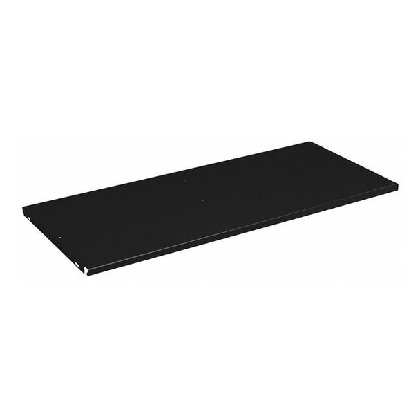 Tennsco Shelf,36 In x 18 In,Black 301 BLACK