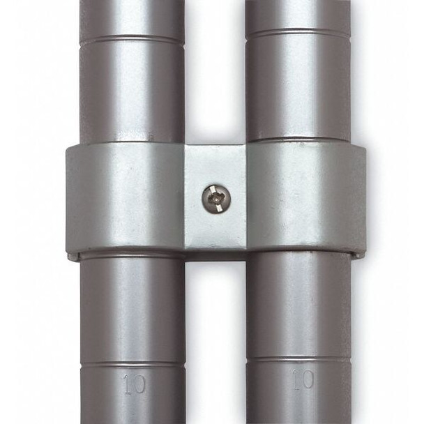 Metro Post Clamp,1 1/4inx1inx2 3/4in,Silver 9994Z