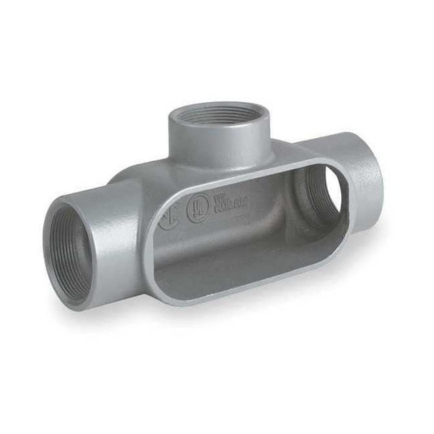 Hubbell Killark Conduit Outlet Body,Iron,Trd Sz 1/2in T17