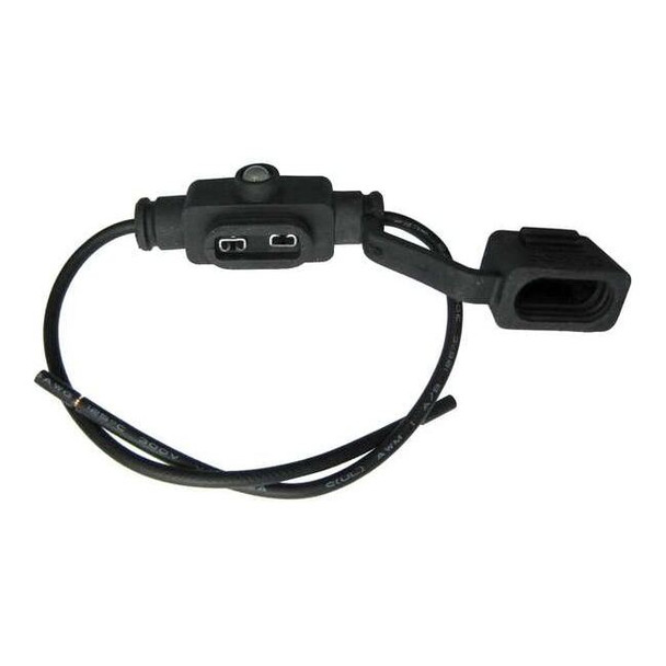 Fuse Holder, 0 to 20A Amp Range, 32V DC Volt Rating, 1 Poles, Wire Leads