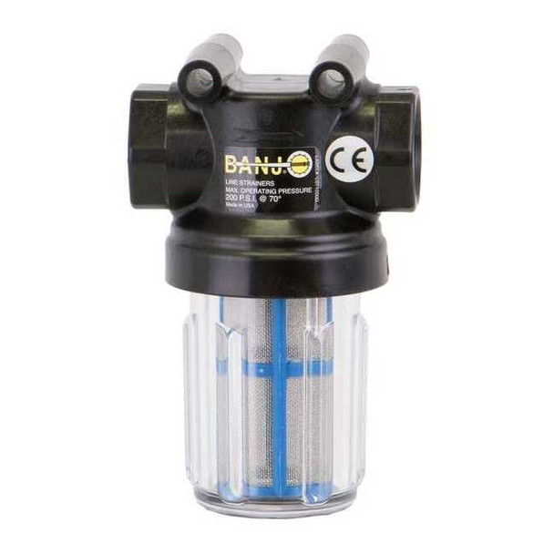 Banjo Inline Strainer, 4 1/4 in H, 297 micron LSTM075-50C