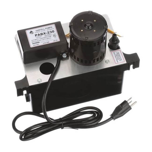 Hartell Condensate Pump,1/25 HP,230V,0.84A,125W PABX-230