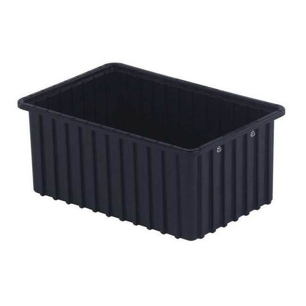 Lewisbins Polyethylene, Divider Box, Black, 16 1/2 in L, 7 in H DC2070 XL