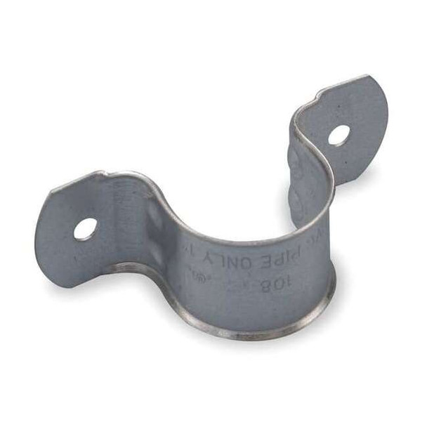Nvent Caddy Two Hole Strap,Steel,1 1/2"Pipe Size,PK5 1080150EG