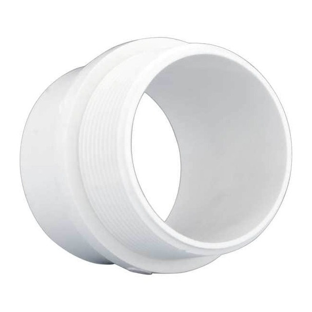 Manufacturer Varies PVC Male Adapter, MNPT x Spigot, 3 in Pipe Size 06366