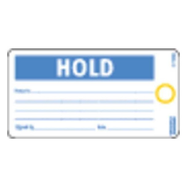 Tag, Hold, Cardstock, 5 3/4 in H x 3 in W, White, Rectangle, 25 PK