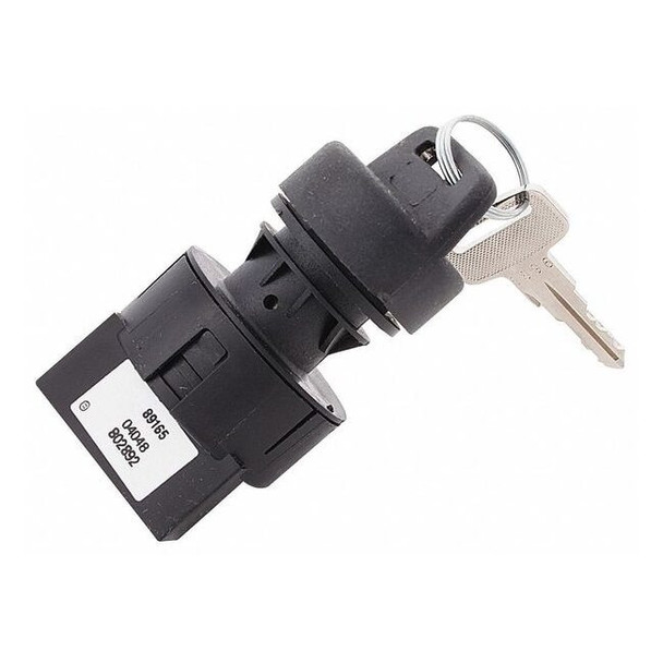 Honeywell Key Switch Off-On-On 20A 12VDC Quick Connect Terminals 89697-01