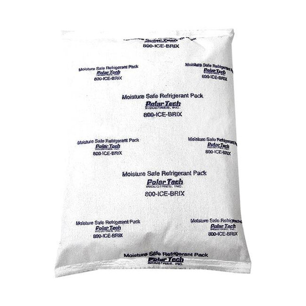 Polar Tech Industries Ice-Brix Moisture Safe, Reuseable, 8 oz.,PK18 TP 8/MS