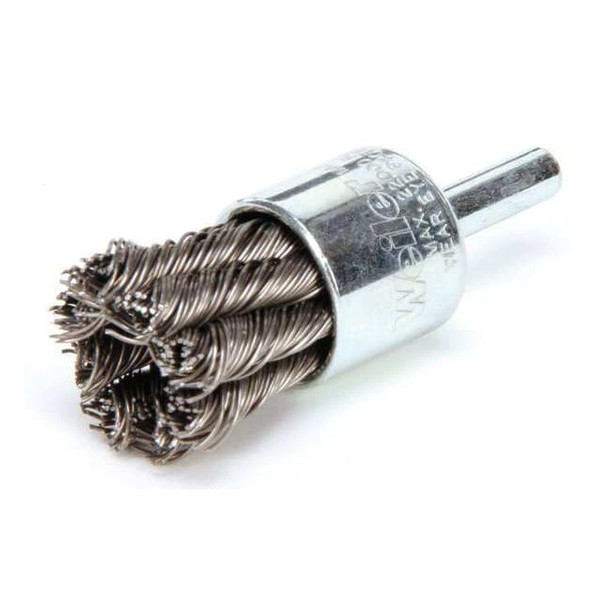 Weiler Knot Wire End Wire Brush, Steel, 3/4" 90192