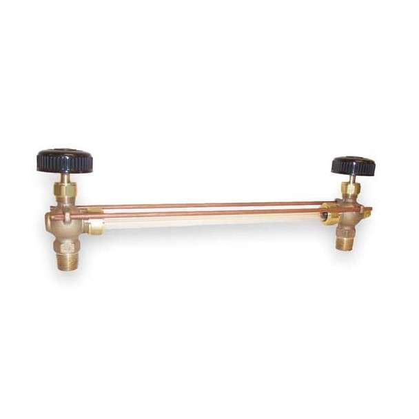 Apollo Valves Water Gauge,Pipe Size 1/2 In,MNPT 2020500