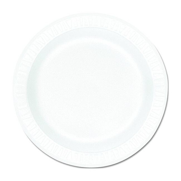Dart Foam, Plate, Round, 9", White, PK500 9PWCR