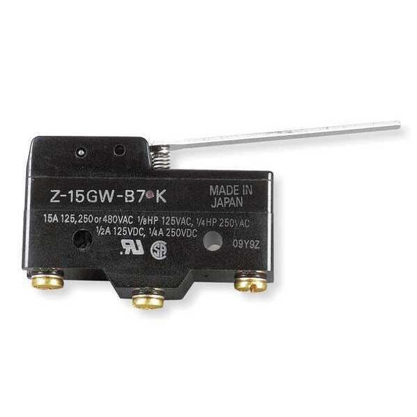 Omron Snap Action Switch, Hinge Lever, 1NO/1NC Z-15GW-B7-K