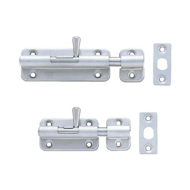 Lamp Barrel Bolt,Spring Loaded,3-35/64 In. W BSS2-90
