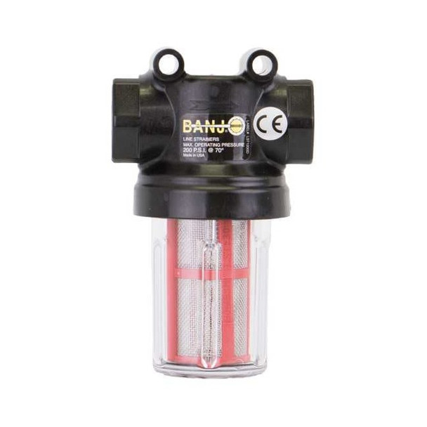 Banjo T-Line Strainer,3/4",595 Microns LSTM075-30C