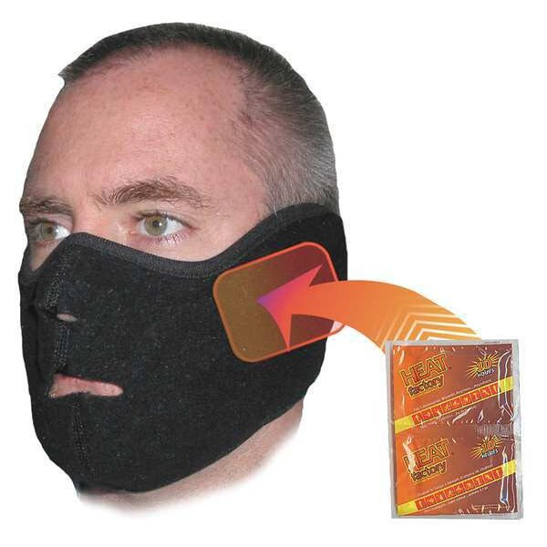 Heat Factory Face Mask,Black,Universal 1780-BK