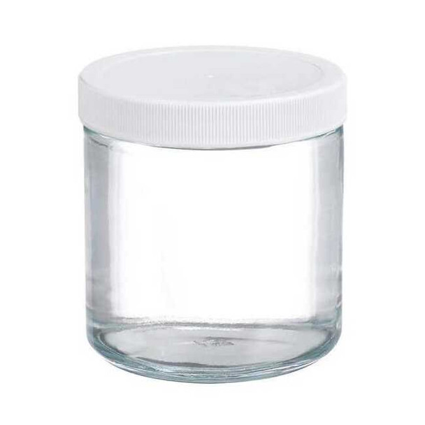 Wheaton Laboratory Jar,Colorless,95 mm H,PK12 W216906