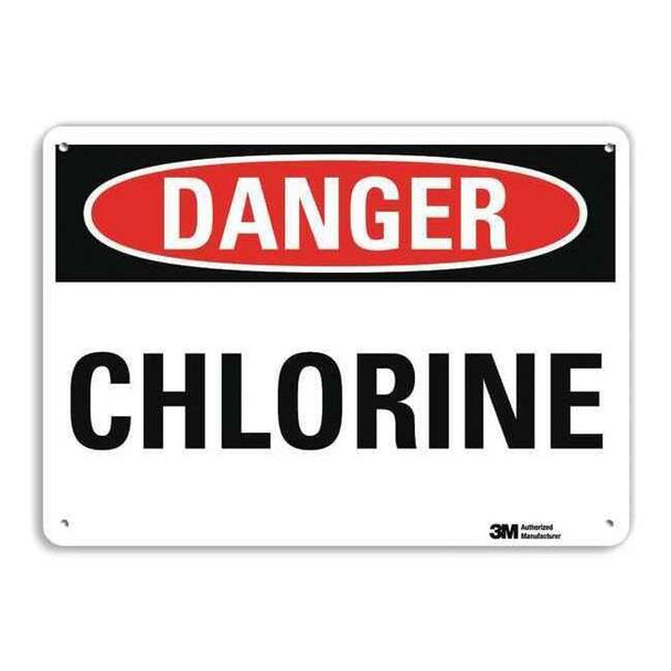 Danger Sign, 10 in H, 14 in W, Vertical Rectangle, English, U3-1172-RA_14X10